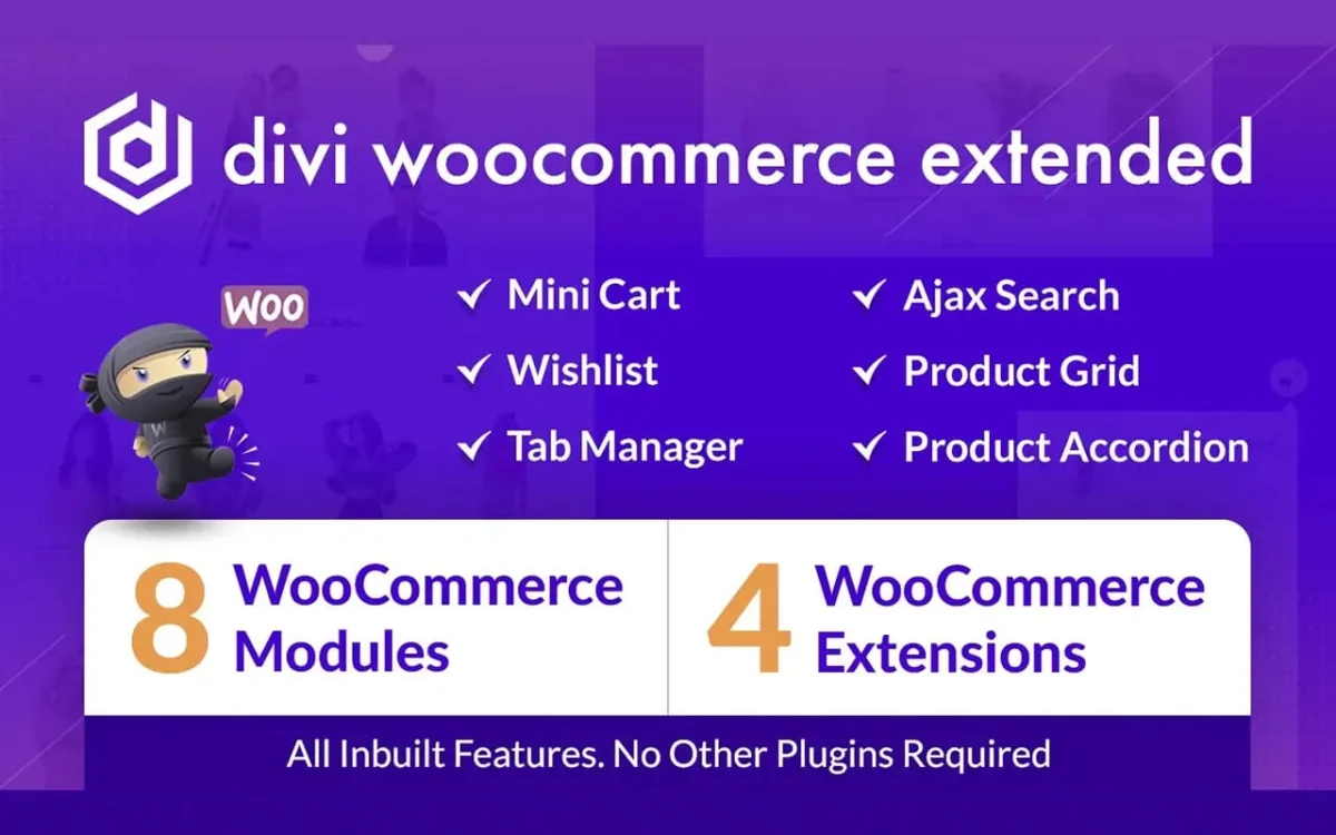 Get DIVI WooCommerce Extended Plugin For DIVI Unlimited Websites including Support - Image 1