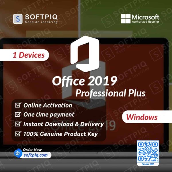 Microsoft Office 2019 Professional Plus For 1 Windows