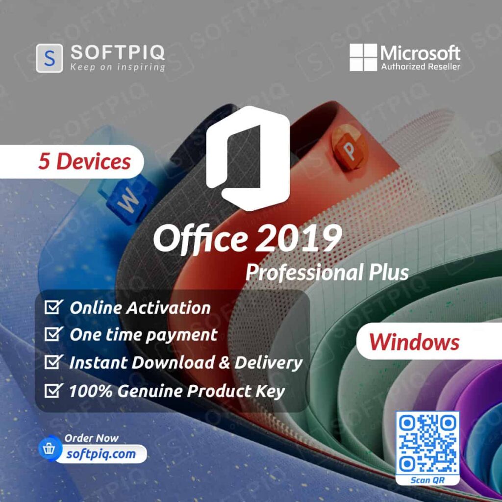 Microsoft Office 2019 Professional Plus For 5 Windows