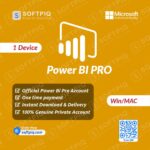 Microsoft Power BI PRO Private Account For Lifetime Windows and MAC