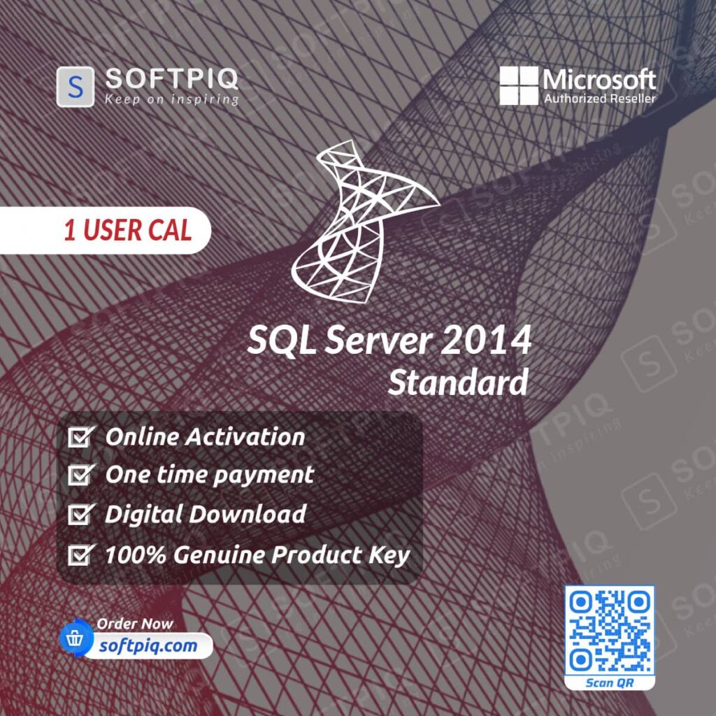 SQL Server 2014 Standard For 1 User CAL