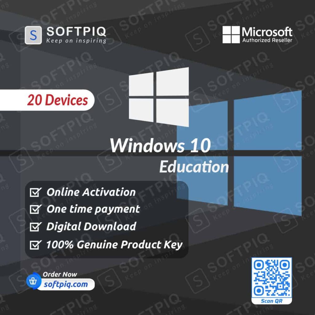 Windows 10 Education For 20 PC