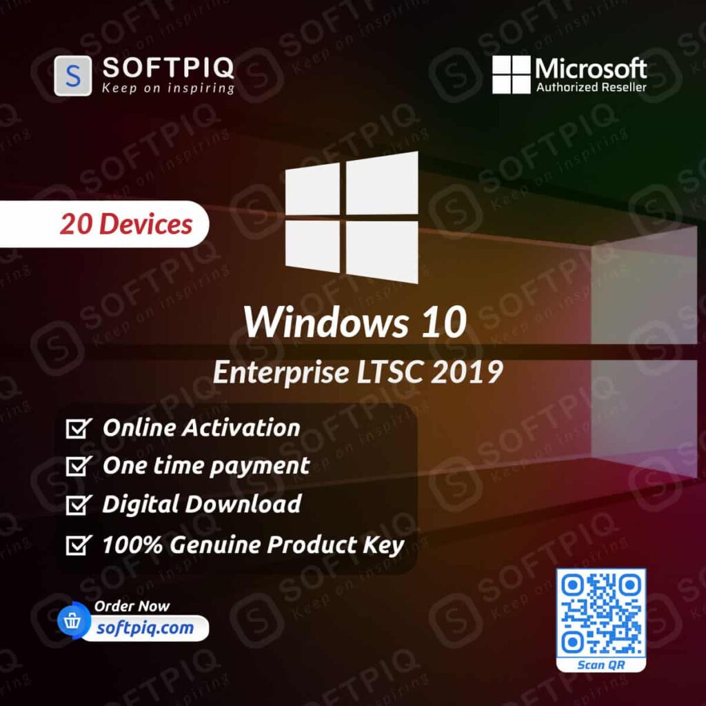 Windows 10 Enterprise LTSC 2019 For 20 Devices