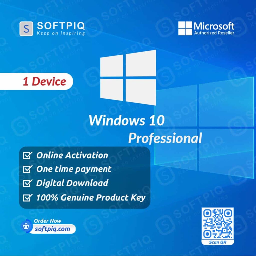 Windows 10 Professional For 1 Device