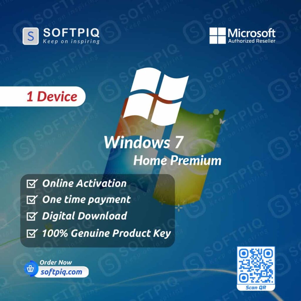 Windows 7 Home Premium For 1 Device