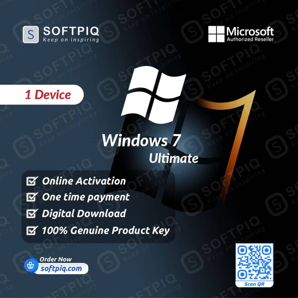 Windows 7 Ultimate For 1 Device