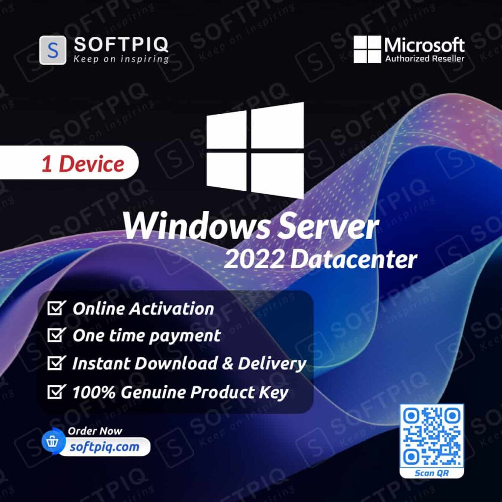 Windows Server 2022 Datacenter For 1PC