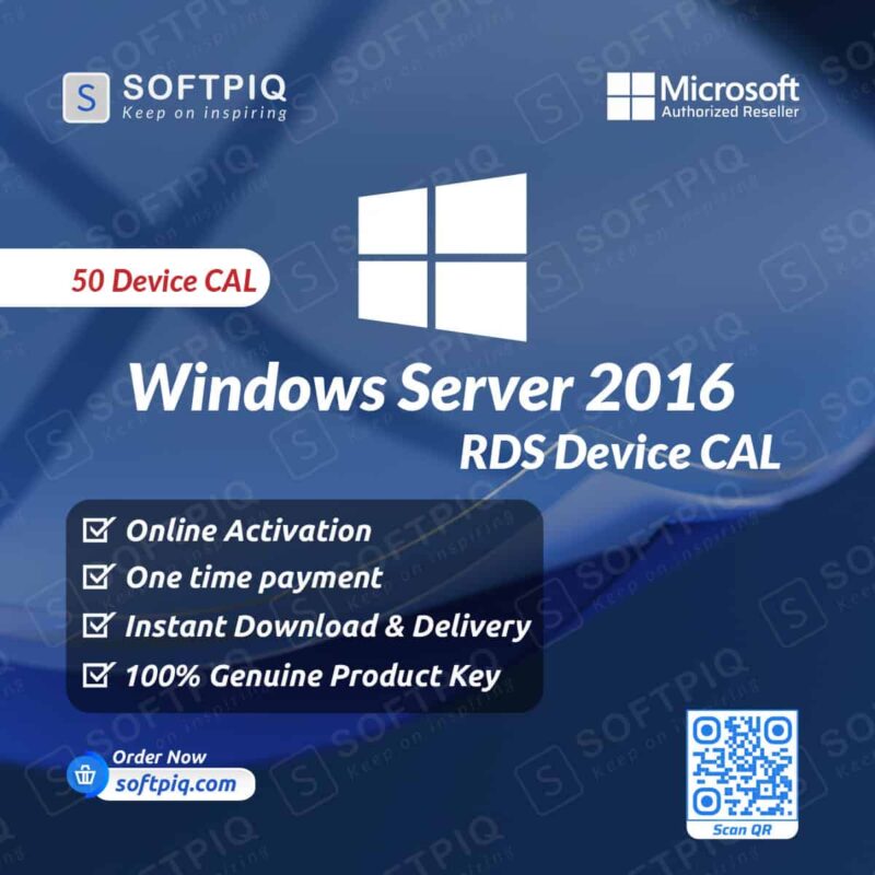 Windows Server 2016 Remote Desktop Services Device 50 CAL