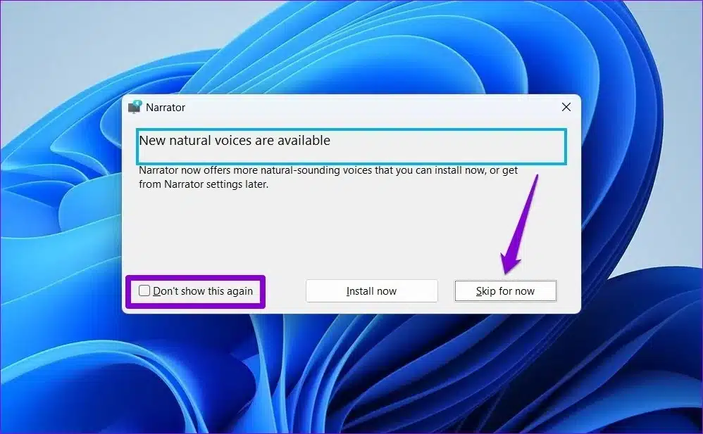 how to get microsoft to read highlited text windows 11 