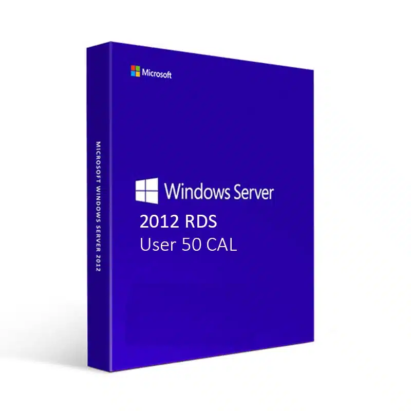 Windows Server 2012 Remote Desktop Services 50 User CAL