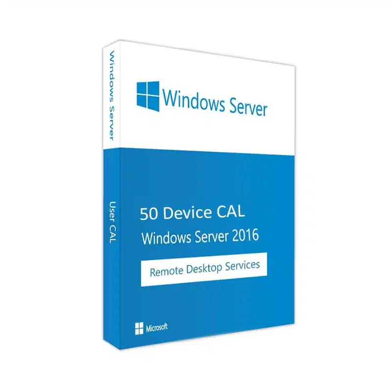 Windows Server 2016 Remote Desktop Services 50 Device CAL