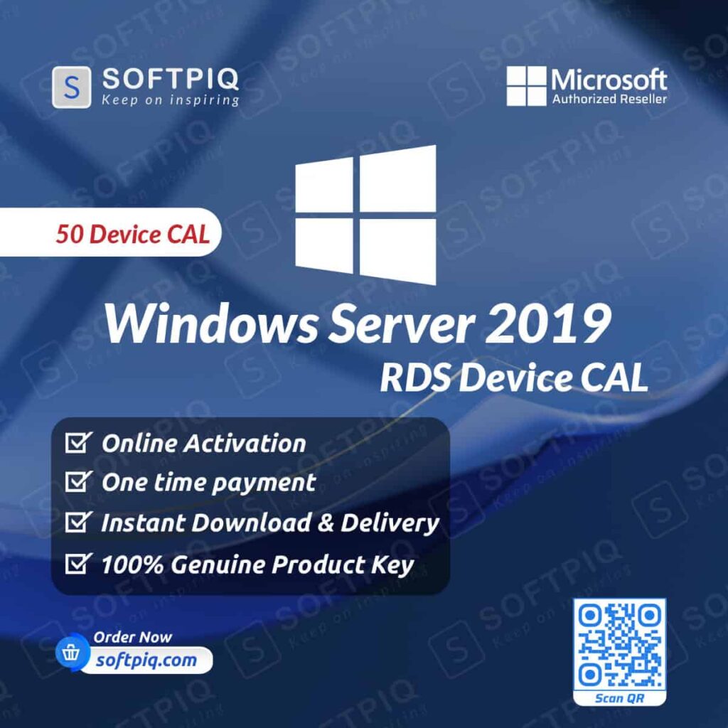 Windows Server 2019 RDS 50 Device CAL