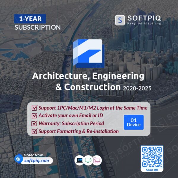 AutoDesk AEC 1 Year Subscription For 1 Device