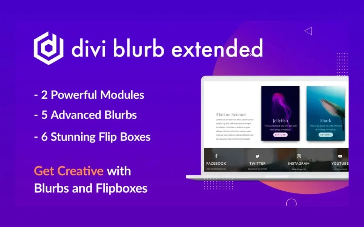 DIVI Blurb Extended Plugin For DIVI Unlimited Websites including Support - Image 1