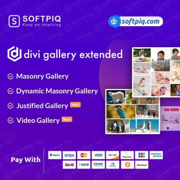 Divi Gallery Extended Plugin SOFTPIQ