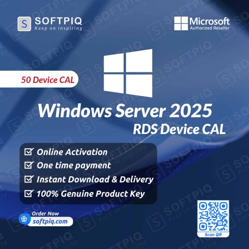 Buy Windows Server 2025 Remote Desktop Services Device CAL