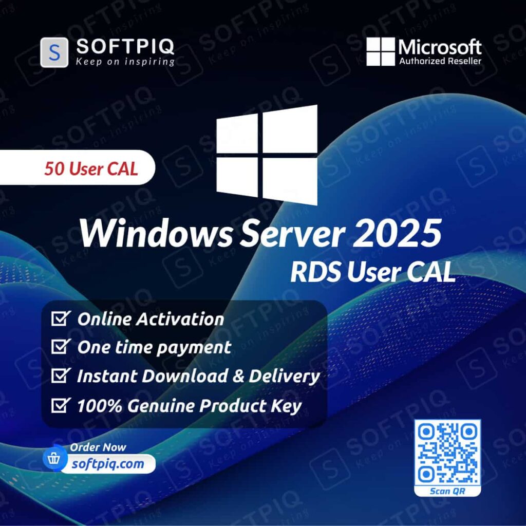 Microsoft Windows Server 2025 RDS User CAL