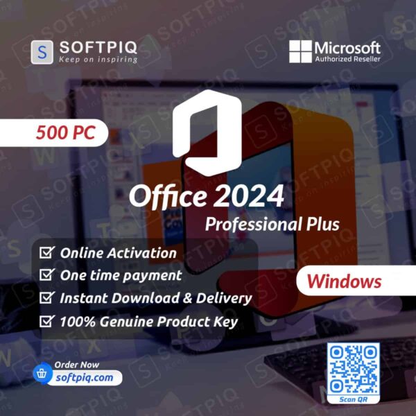 Microsoft Office 2024 Professional Plus For Windows 500 PCs