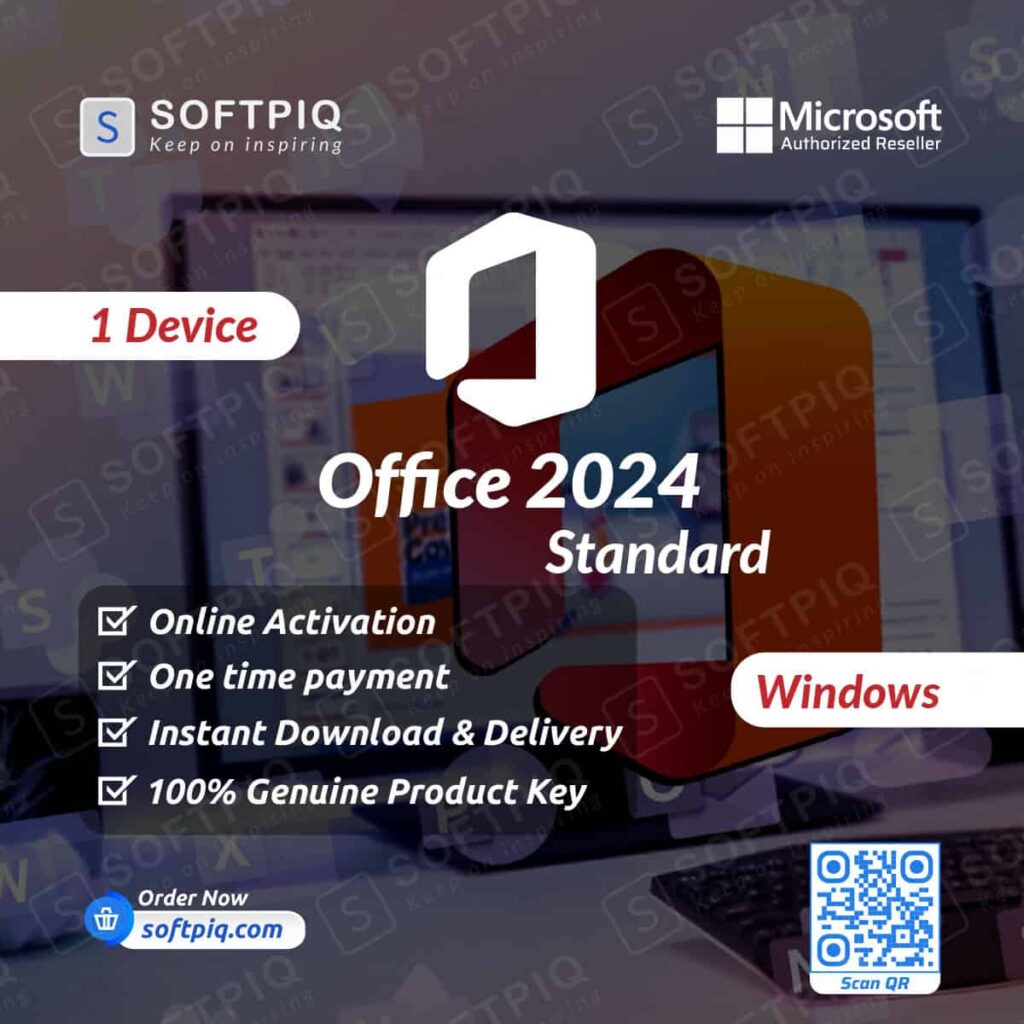 Microsoft Office 2024 Standard For Windows For 1 Device