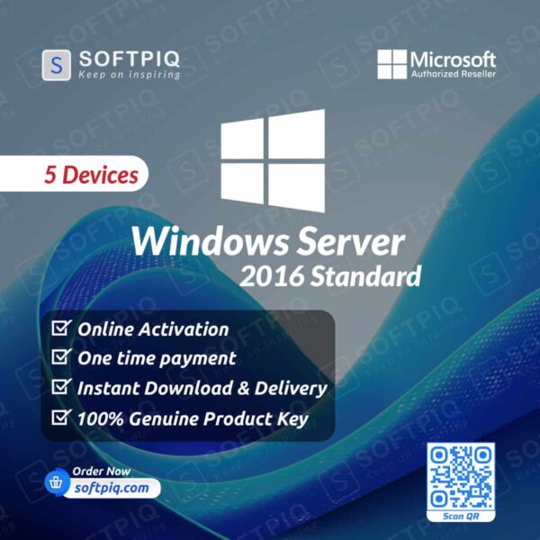 Microsoft Windows Server 2016 Standard For 5PC