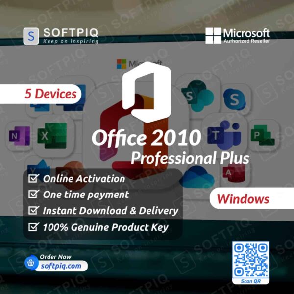 Microsoft office 2010 Professional Plus For 5 Windows