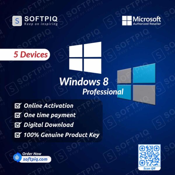 Windows 8 Professional For 5 Devices