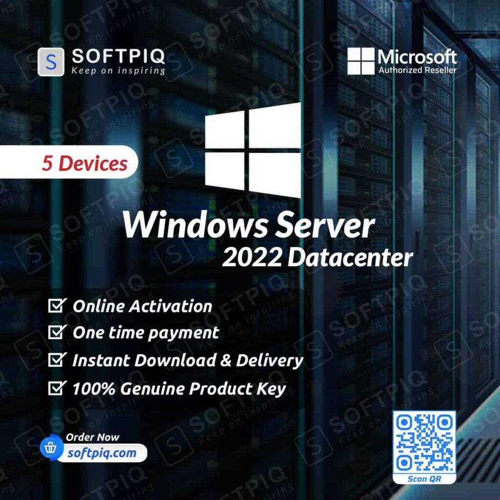 Windows Server 2022 Datacenter For 5PC