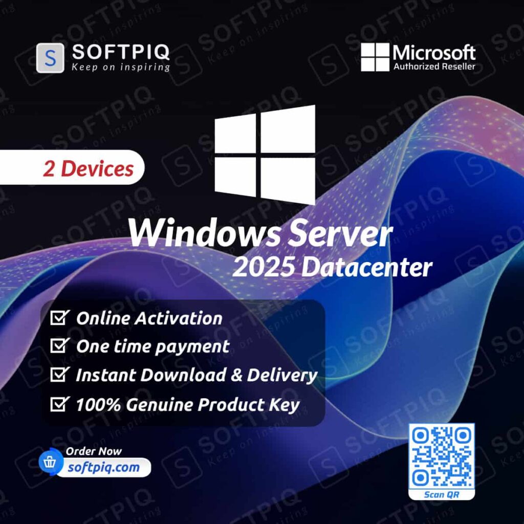 Windows Server 2025 Datacenter For 2PC