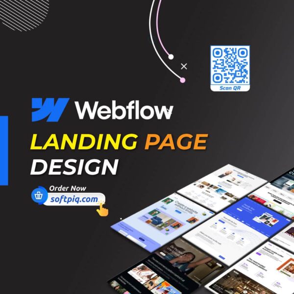 I will Create and Design WebFlow Landing Pages, Webflow Landing Page Templates