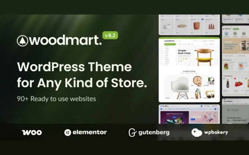 Get WoodMart – Multipurpose WooCommerce Theme Including License Key & Lifetime Updates