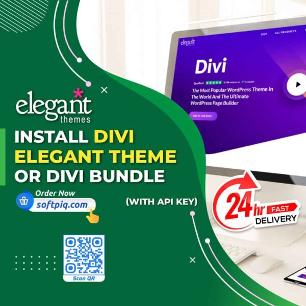 I will Install DIVI Elegant Theme or DIVI Bundle for Lifetime (Unlimited Websites)