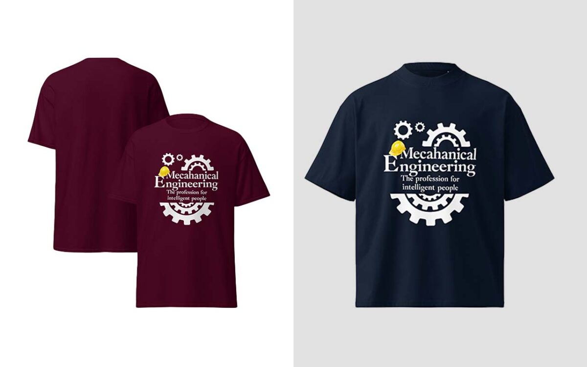 Get Mechanical Engineering T-Shirt, Mechanic Hoodies Template - Image 2