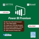 Microsoft Power BI Premium License Key For 100 Users
