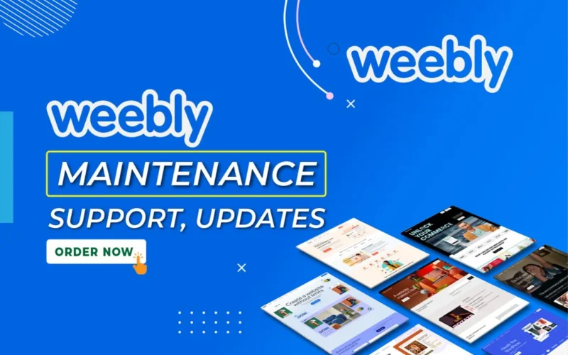 I will provide Weebly Website Support ,Weebly Updates, Maintenance and Help